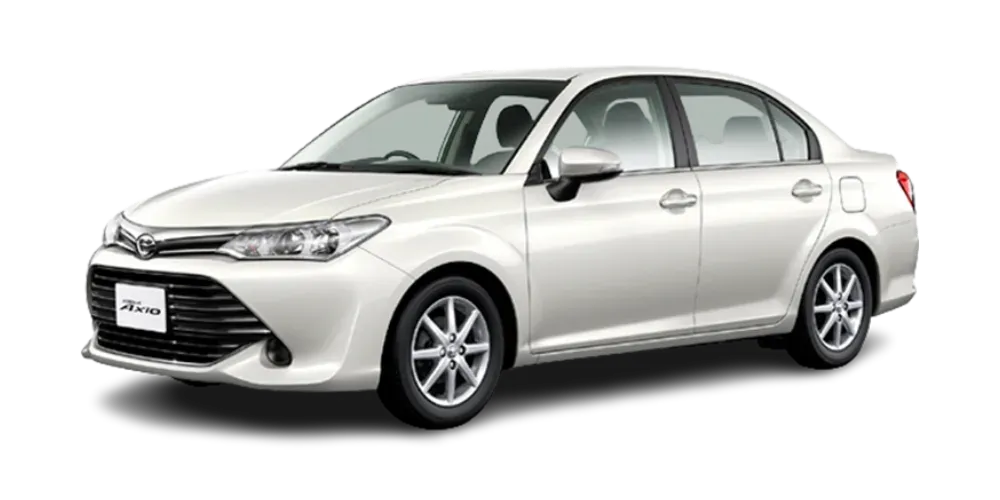 Toyota Axio 5-seat petrol automatic sedan for hire in Victoria Falls Zimbabwe